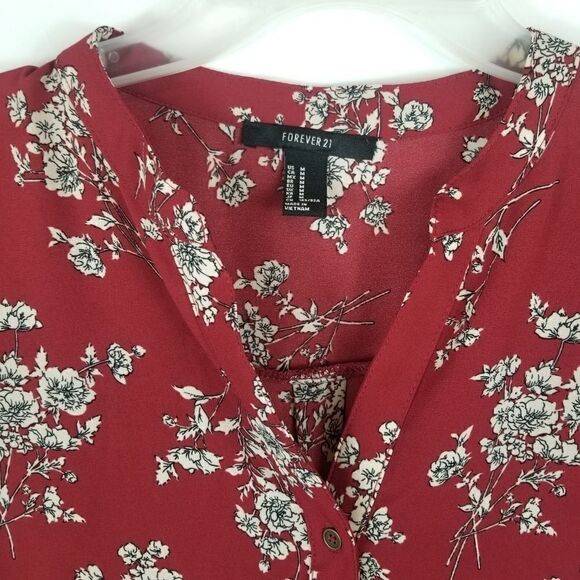 FOREVER 21 FLORAL PRINT DRESS. SIZE M. - Picture 4 of 16